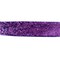 5/8" x 20 Yards Fold Over Elastic Stretch Purple Glitter Trim